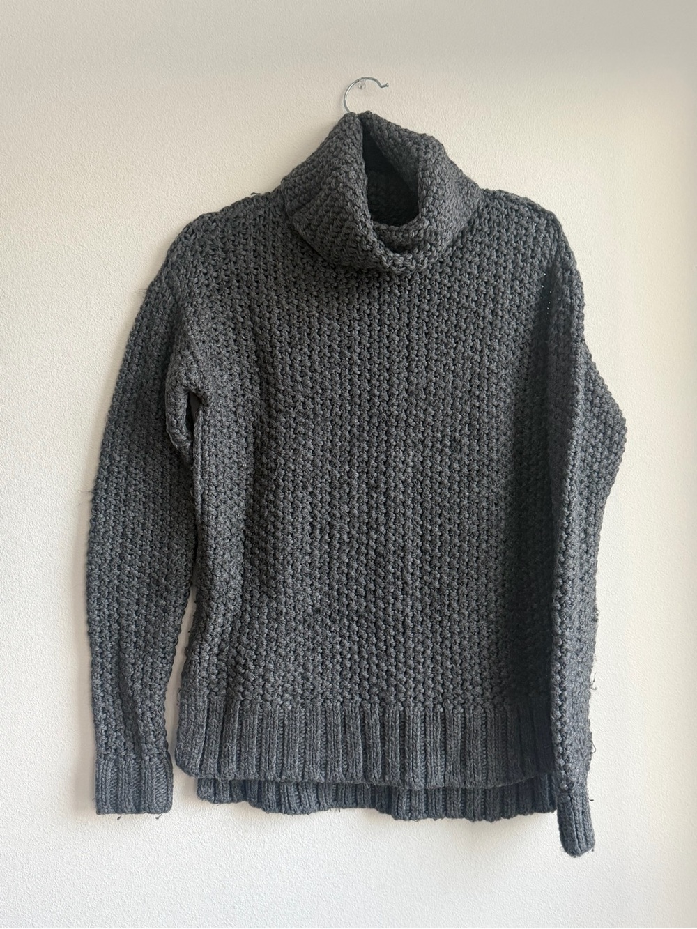 Cozy Women’s Charcoal Turtleneck Sweater